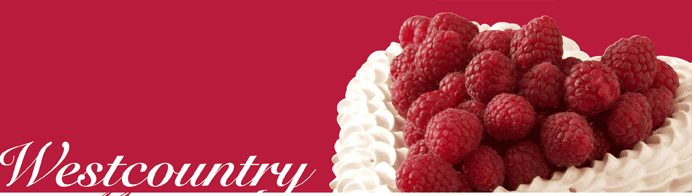 meringue with strawberries